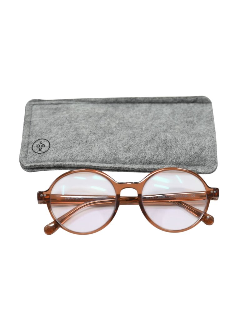 Look Optic Billie Blue Light Reader Style Lr65b In Shiny Cinnamon +2